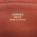 Hermes Pouch Dark Yellow Pink Multi Horse Silver — view 5