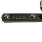 Fendi Key Holder Carlito Ivory Beige Multi Karla Gherfeld Leather — view 3