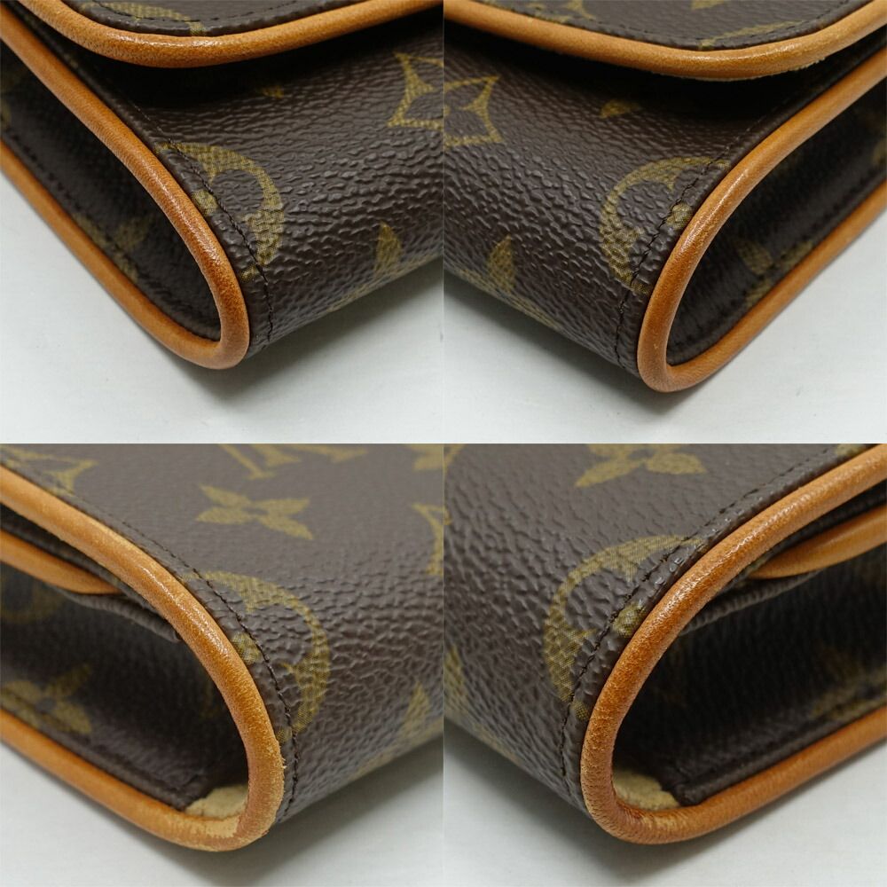 Louis Vuitton Pochette Twin GM Monogram Brown GD Shoulder — view 5