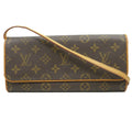 Louis Vuitton Pochette Twin GM Monogram Brown GD Shoulder