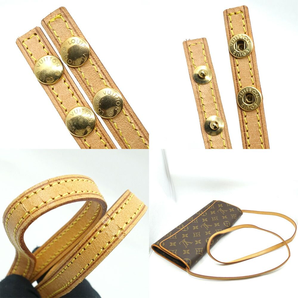 Louis Vuitton Pochette Twin GM Monogram Brown GD Shoulder — view 9