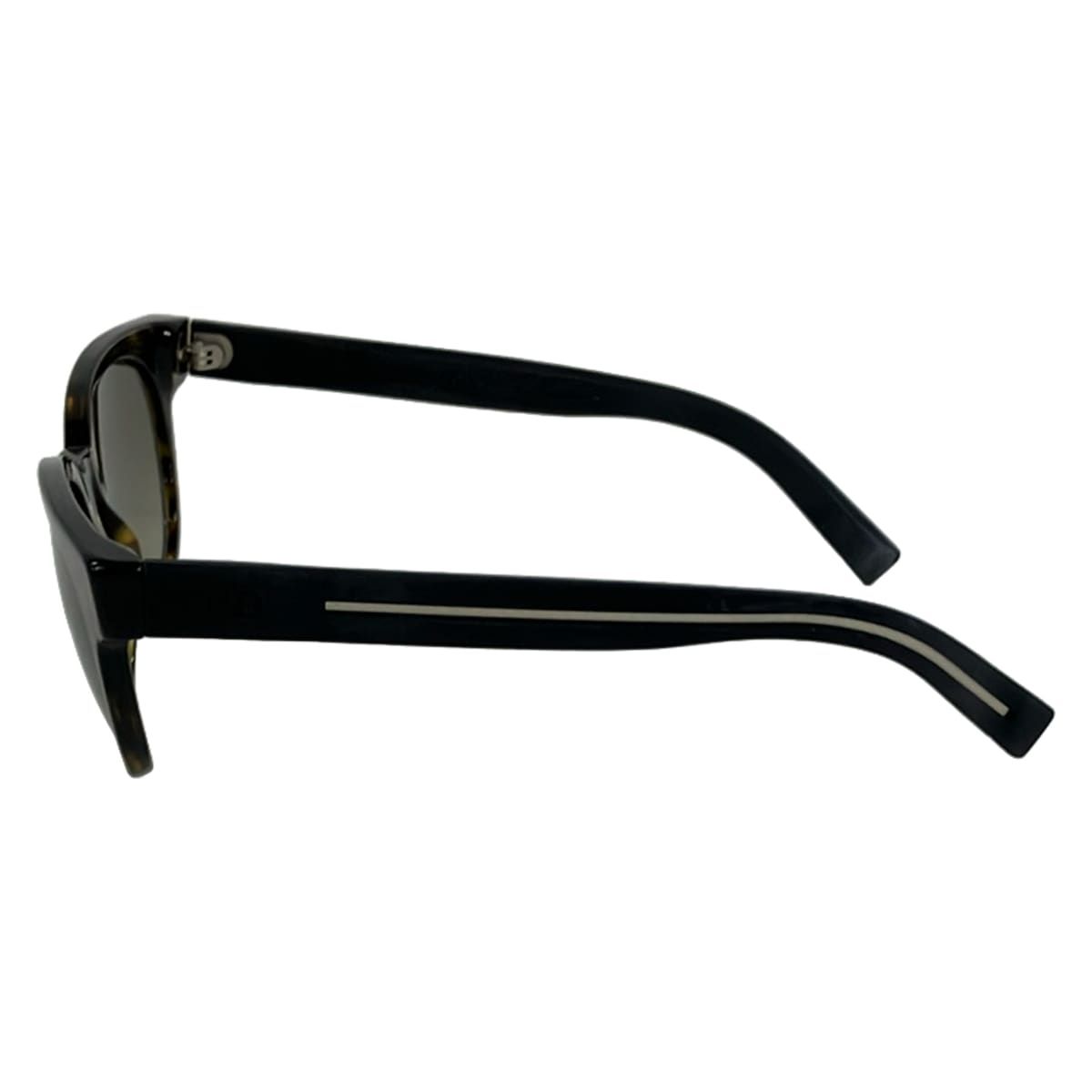 Dior Homme Sunglasses Black Dark Brown Eyewear — view 2