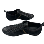 Louis Vuitton Sneakers Leather with Logo Suede Black — view 4
