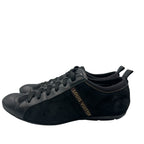 Louis Vuitton Sneakers Leather with Logo Suede Black — view 2
