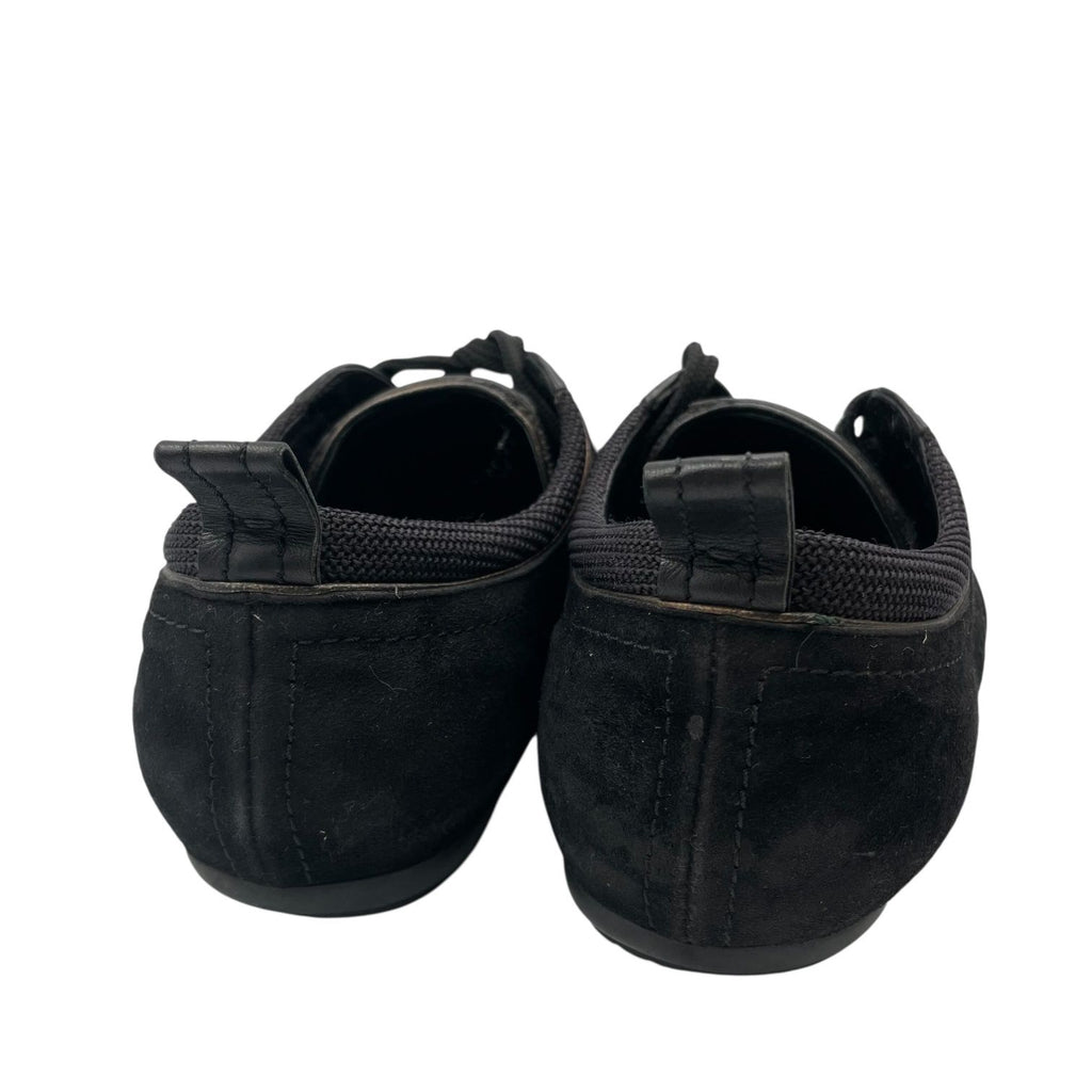 Louis Vuitton Sneakers Leather with Logo Suede Black — view 6