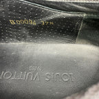 Louis Vuitton Sneakers Leather with Logo Suede Black — view 8