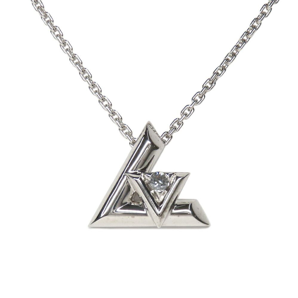 Louis Vuitton Pendant LV Volt One GM Diamond White Gold Polished
