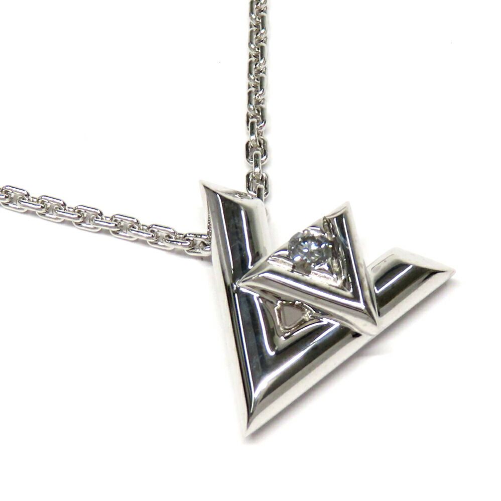 Louis Vuitton Pendant LV Volt One GM Diamond White Gold Polished — view 2