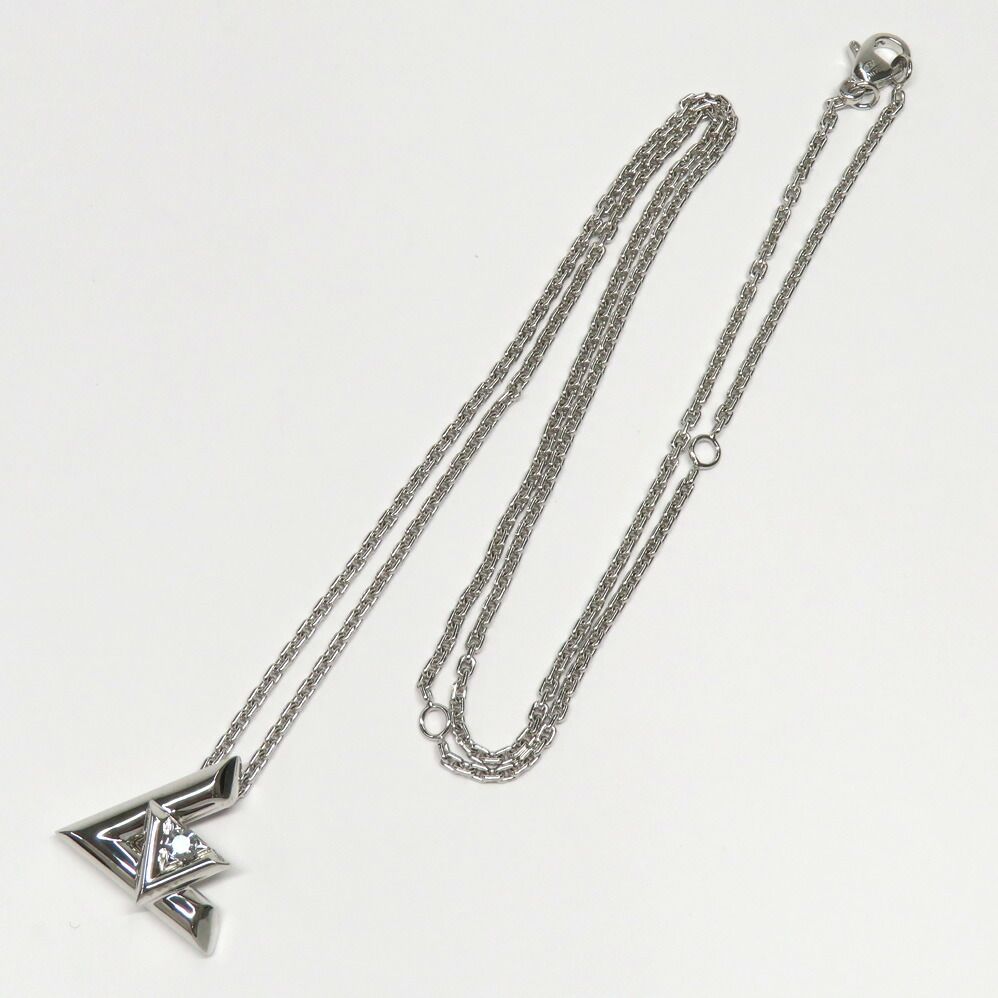 Louis Vuitton Pendant LV Volt One GM Diamond White Gold Polished — view 6
