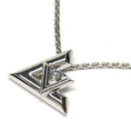 Louis Vuitton Pendant LV Volt One GM Diamond White Gold Polished — view 3