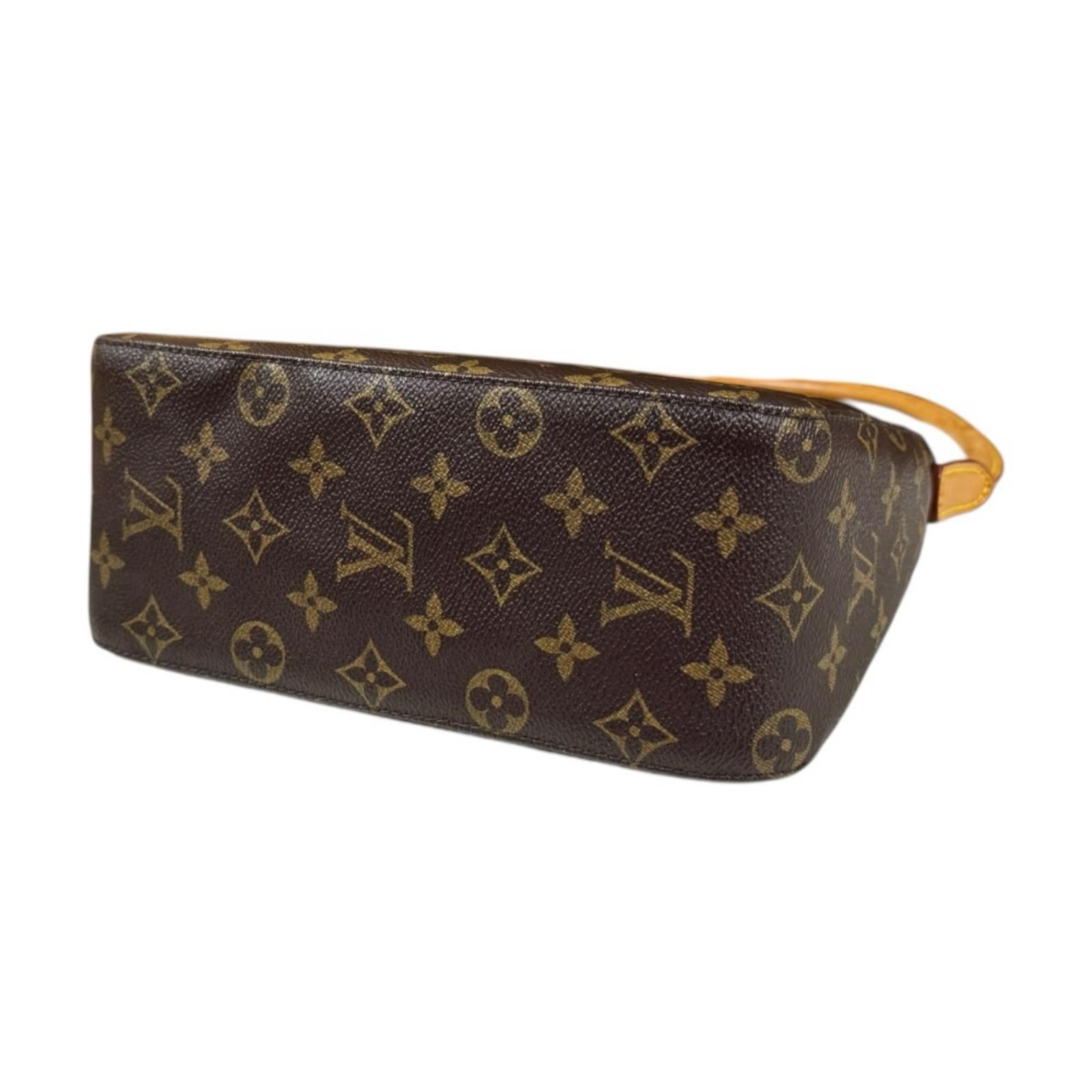 Louis Vuitton Looping Monogram Shoulder Bag Canvas Brown — view 5