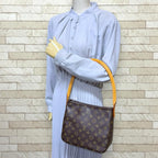Louis Vuitton Looping Monogram Shoulder Bag Canvas Brown — view 2