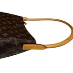 Louis Vuitton Looping Monogram Shoulder Bag Canvas Brown — view 9