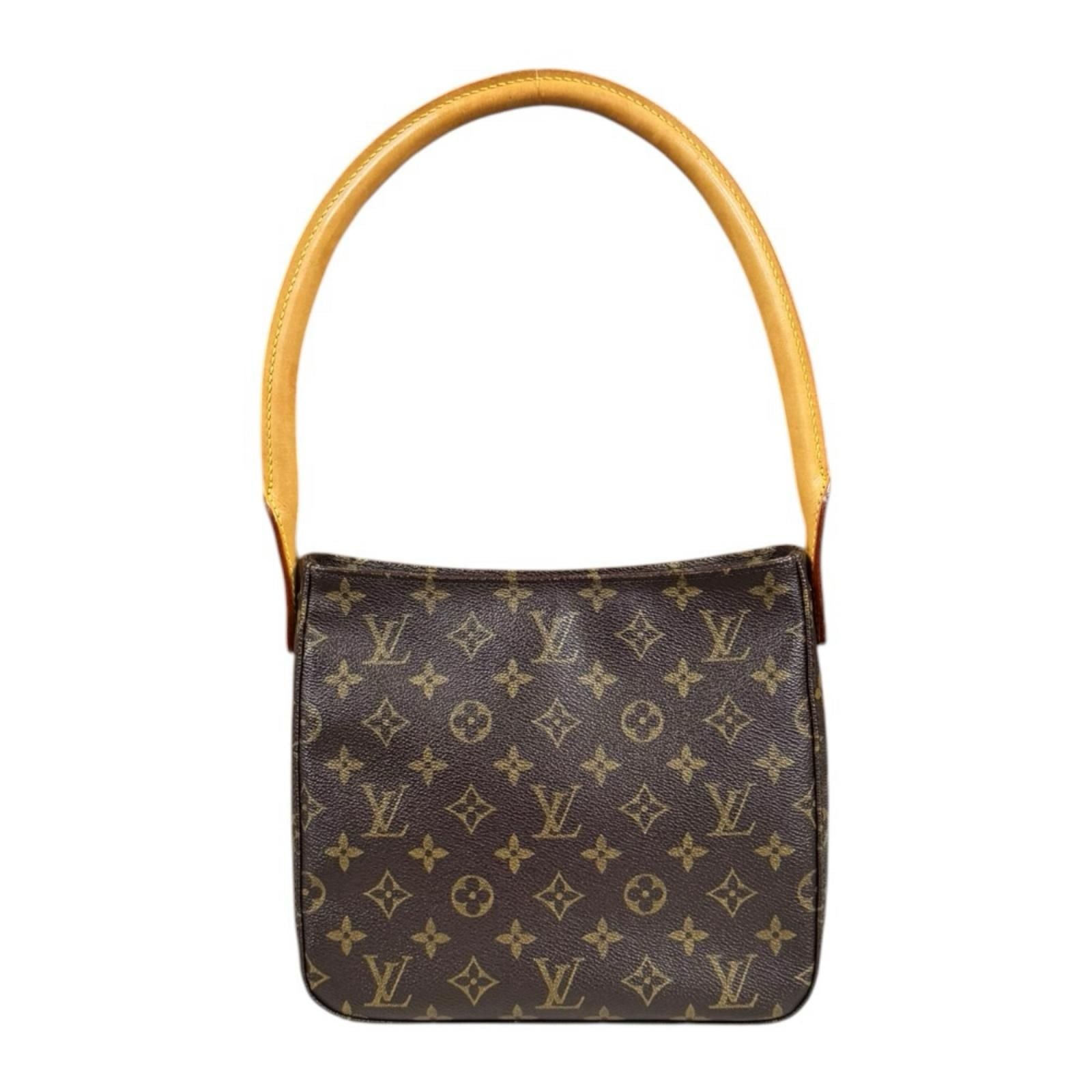 Louis Vuitton Looping Monogram Shoulder Bag Canvas Brown — view 3