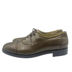 Saint Laurent Business Shoes Leather Green — view 2
