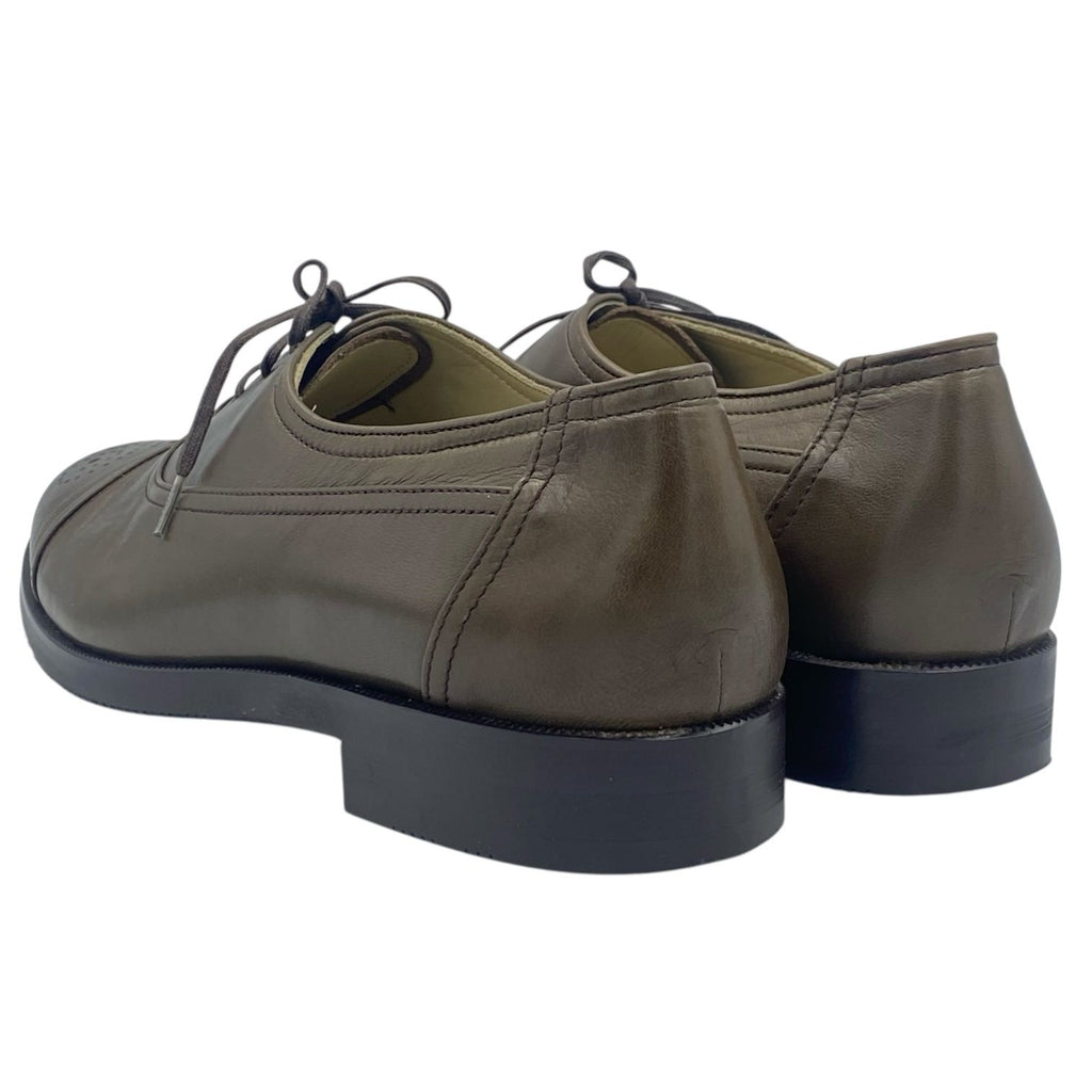 Saint Laurent Business Shoes Leather Green — view 6