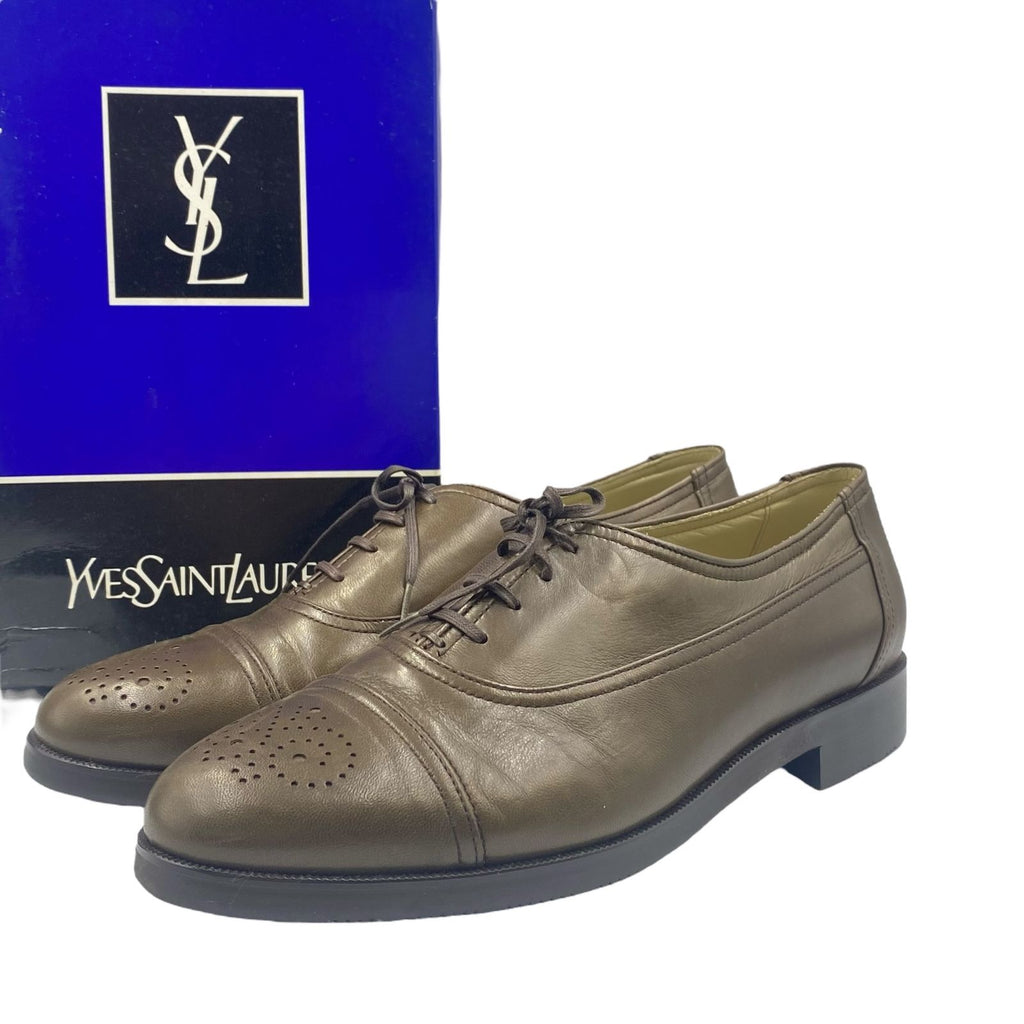 Saint Laurent Business Shoes Leather Green