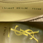 Saint Laurent Business Shoes Leather Green — view 7