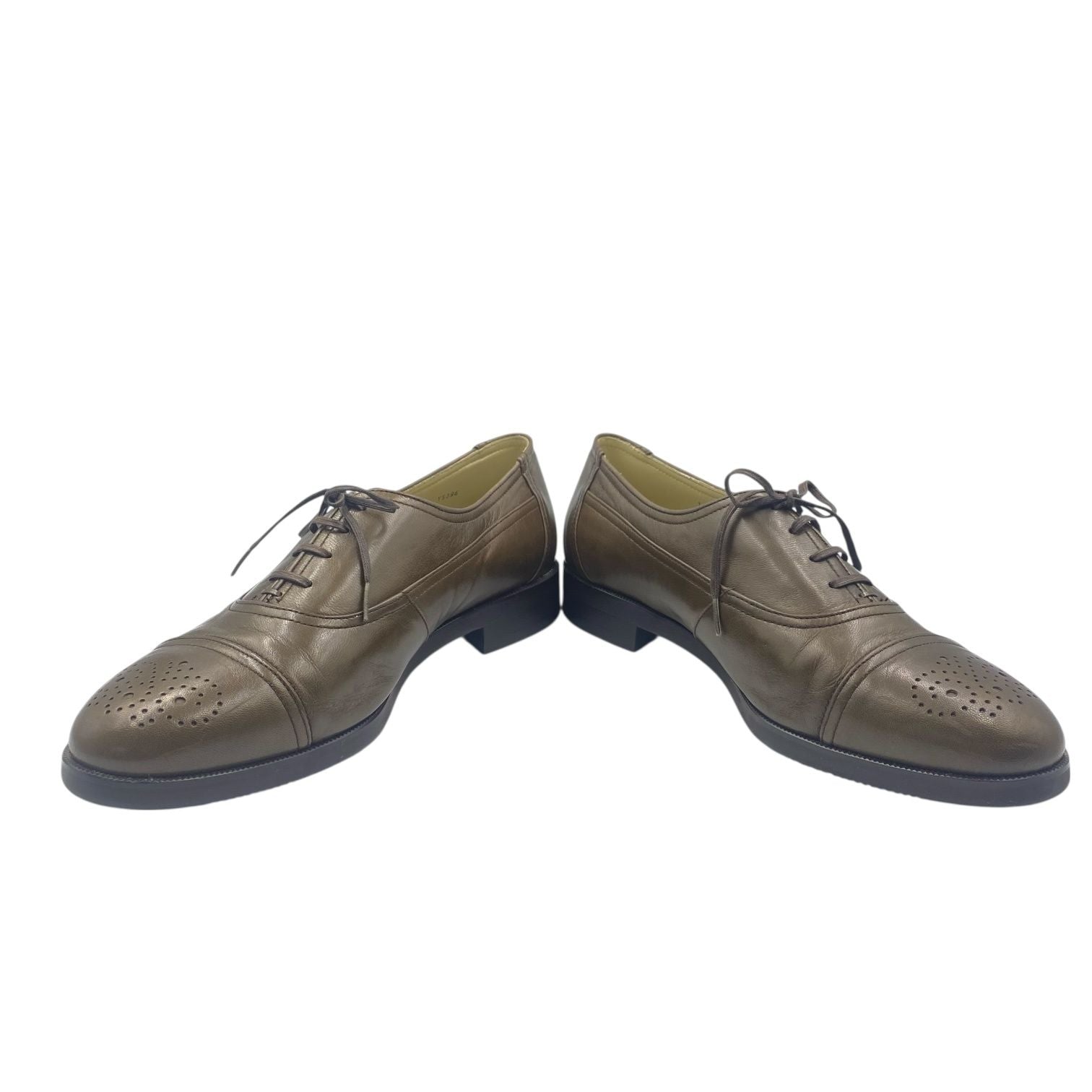 Saint Laurent Business Shoes Leather Green — view 3