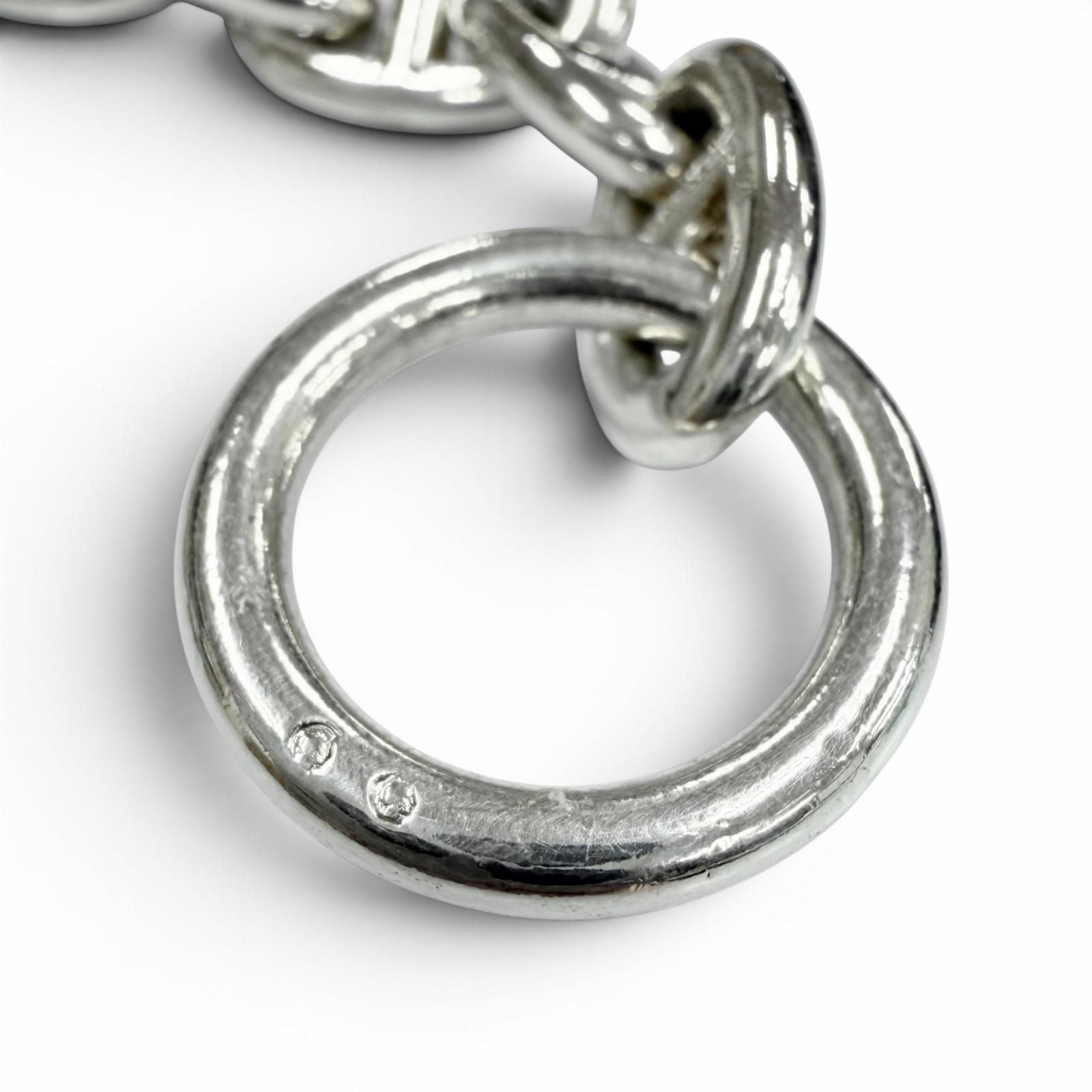 Hermes Chaine D'ancre GM 29 Links Necklace Silver — view 6