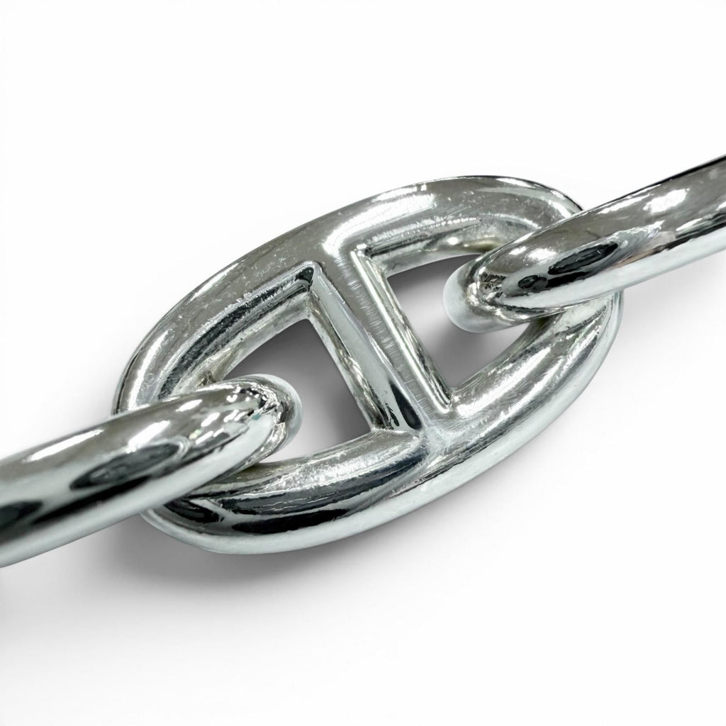Hermes Chaine D'ancre GM 29 Links Necklace Silver — view 4