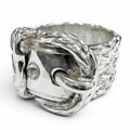 Hermes Vintage Diane 925 Ring Silver