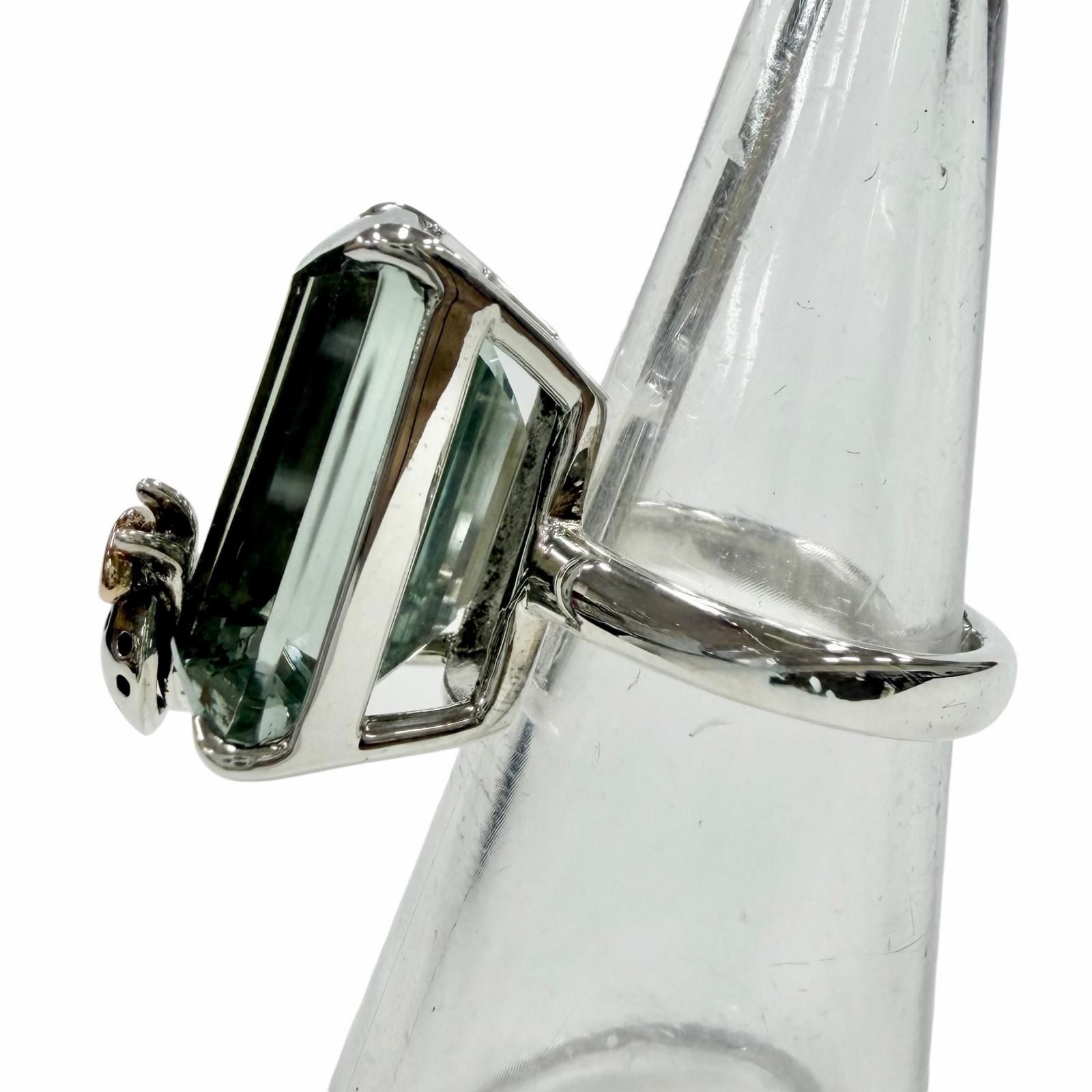 Tiffany & Co Return to Love Bugs Green Quo Ladybug Ring Silver Clear JP — view 3