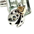 Tiffany & Co Return to Love Bugs Green Quo Ladybug Ring Silver Clear JP — view 6