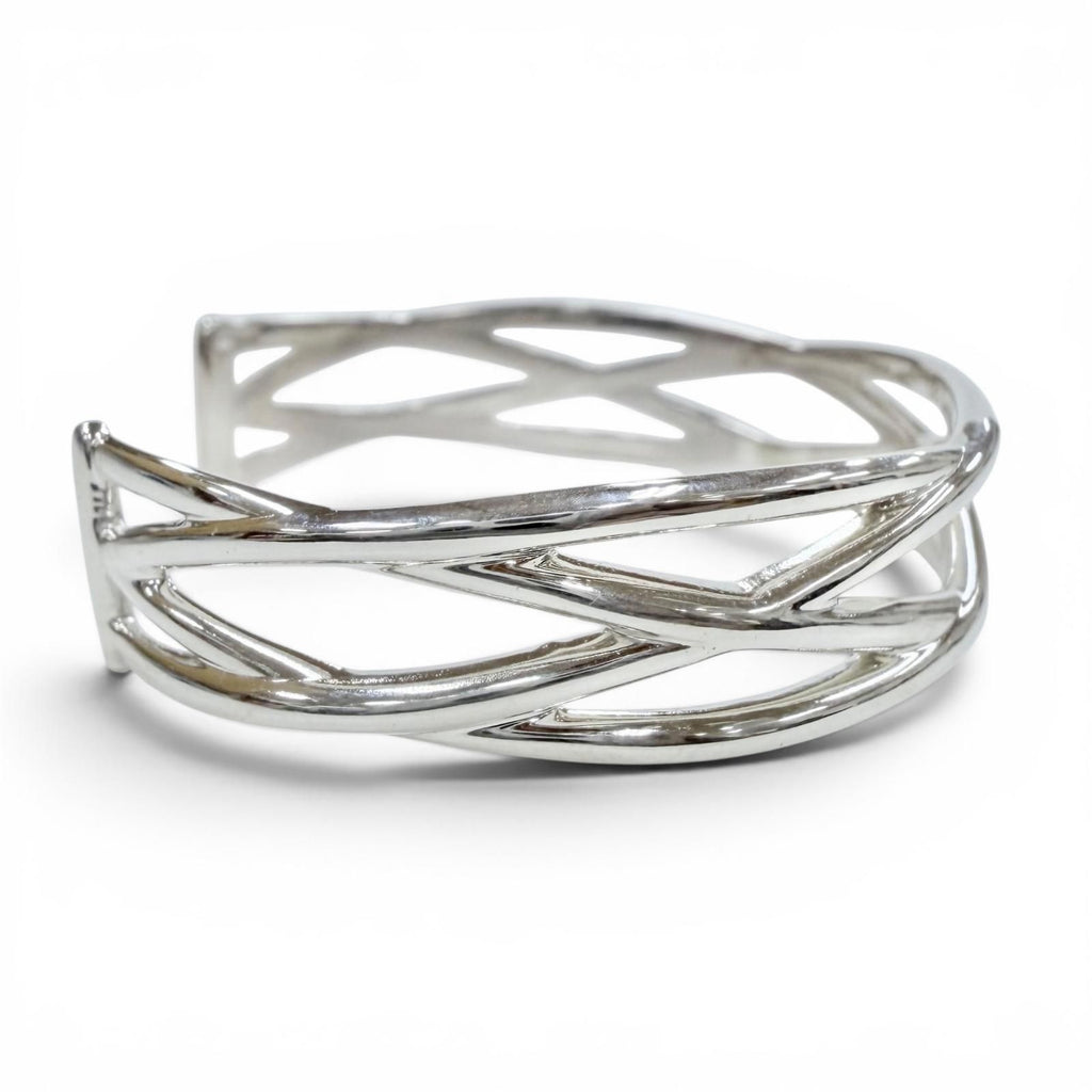 Tiffany & Co Vintage Celtic 925 12.5 cm Bangle Silver Bracelet — view 4