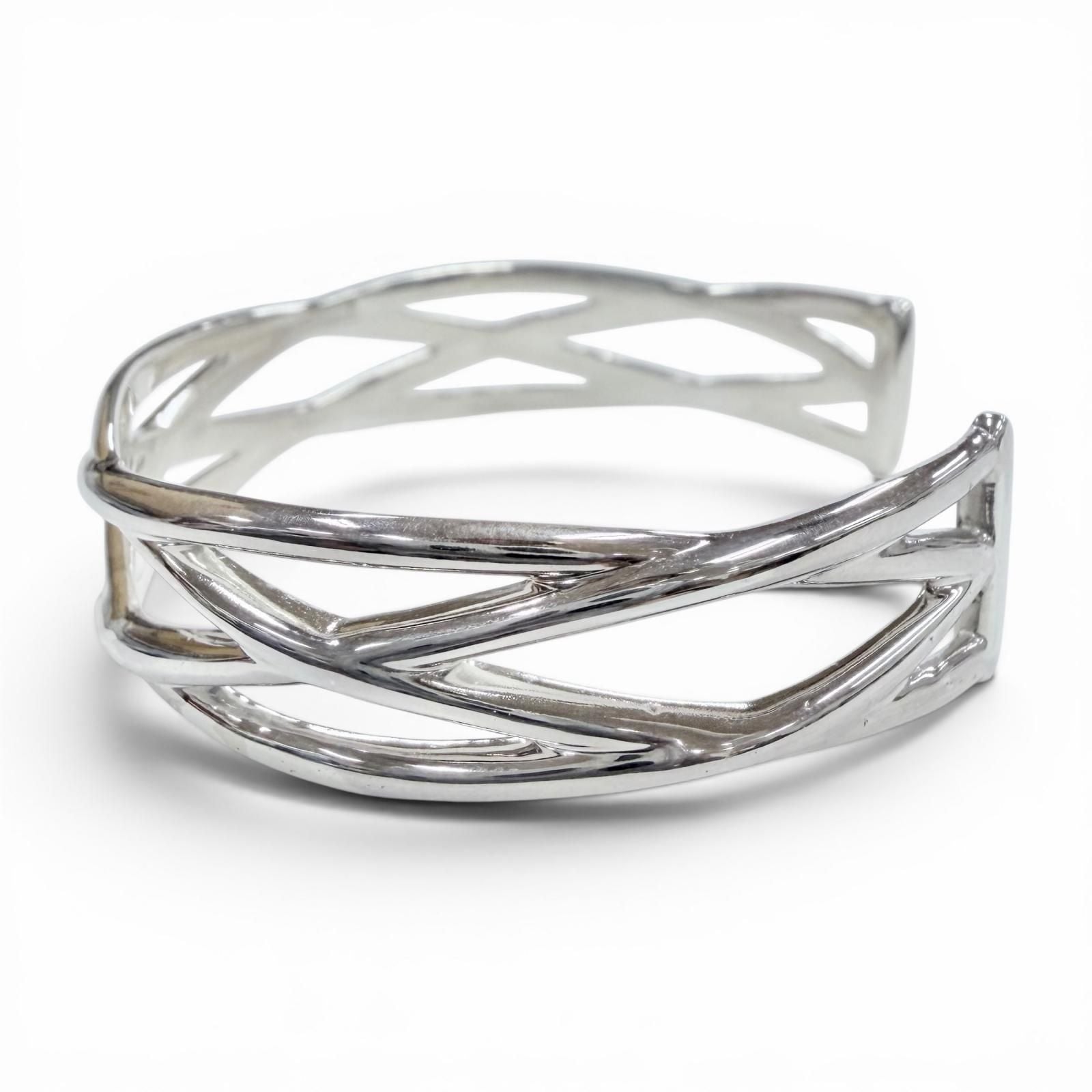 Tiffany & Co Vintage Celtic 925 12.5 cm Bangle Silver Bracelet — view 2