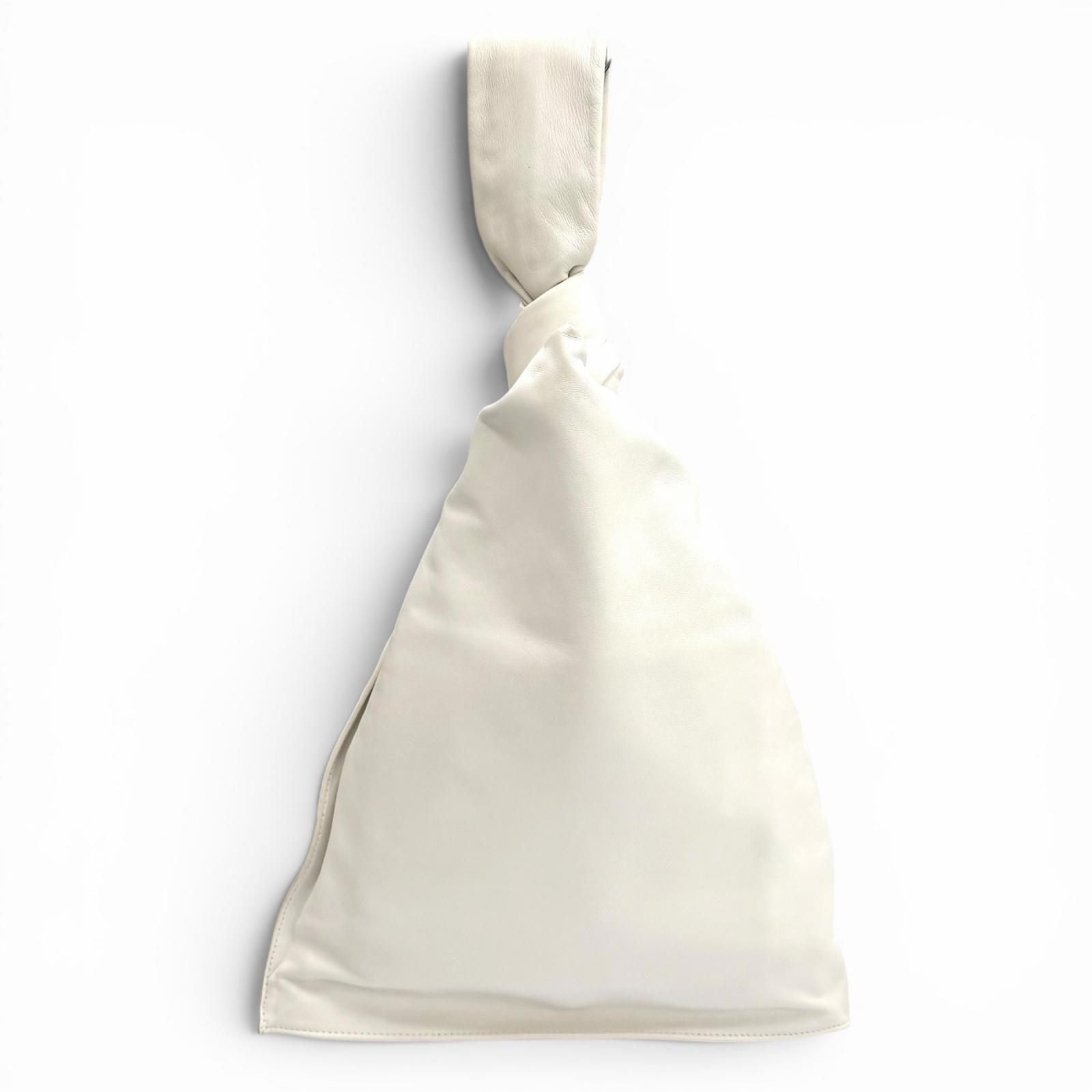 Bottega Veneta Mini the Twist Leather Handbag White — view 3