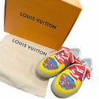 Louis Vuitton LV Ori Line Canvas Suede Monogram Low Cut Sneakers Multicolor 8 — view 2