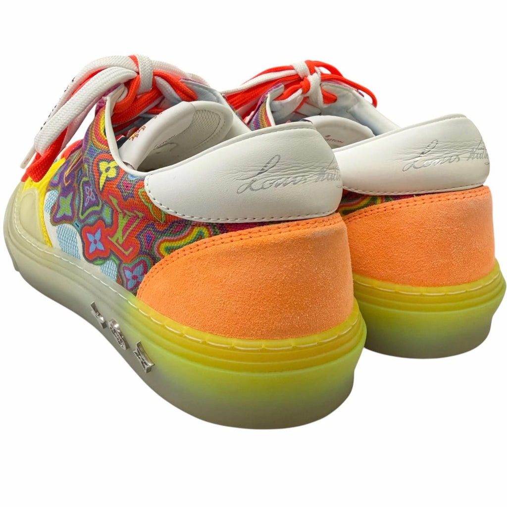 Louis Vuitton LV Ori Line Canvas Suede Monogram Low Cut Sneakers Multicolor 8 — view 6