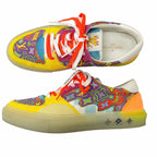 Louis Vuitton LV Ori Line Canvas Suede Monogram Low Cut Sneakers Multicolor 8 — view 4