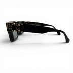 Louis Vuitton 1.1 Millionaire Monogram Frame Sunglasses Black Gold Demo Lens — view 6