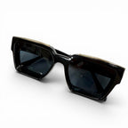Louis Vuitton 1.1 Millionaire Monogram Frame Sunglasses Black Gold Demo Lens