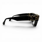 Louis Vuitton 1.1 Millionaire Monogram Frame Sunglasses Black Gold Demo Lens — view 8