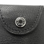 Hermes Illiade Chevre Clou de Selle Leather Card Case Business Holder Black — view 6