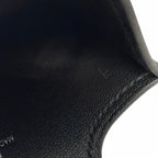 Hermes Illiade Chevre Clou de Selle Leather Card Case Business Holder Black — view 8