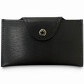 Hermes Illiade Chevre Clou de Selle Leather Card Case Business Holder Black