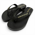 Dior Sea Leather Thong Sandals Black