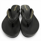 Dior Sea Leather Thong Sandals Black — view 6