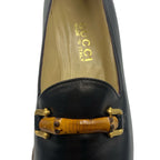 Gucci Loafers Leather Slip on Flat Black 37c — view 7