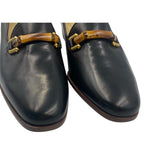 Gucci Loafers Leather Slip on Flat Black 37c — view 5
