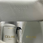 Celine High Cut Sneakers Leather with Logo White — view 8