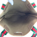 Gucci Vintage Sherry Line Beige GG Supreme Canvas Tote Shoulder — view 8