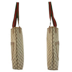 Gucci Vintage Sherry Line Beige GG Supreme Canvas Tote Shoulder — view 6