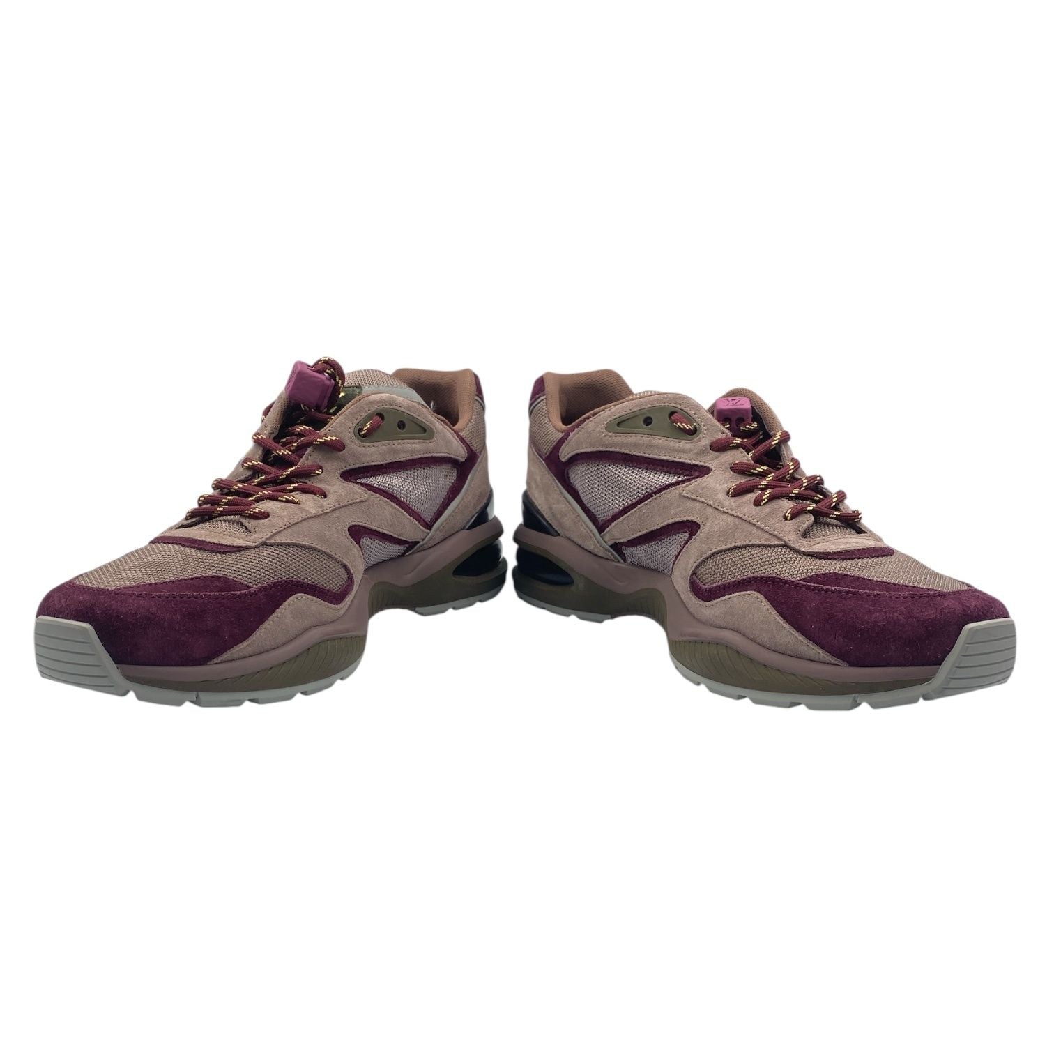 Louis Vuitton LV Trail Line Sneakers Mesh Suede Purple — view 4