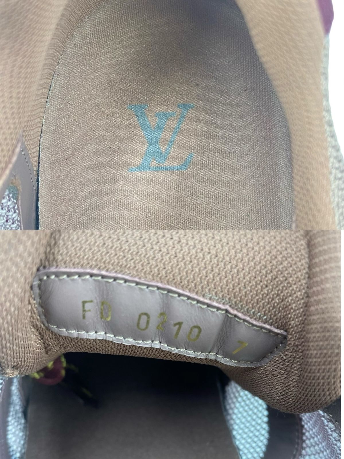 Louis Vuitton LV Trail Line Sneakers Mesh Suede Purple — view 8