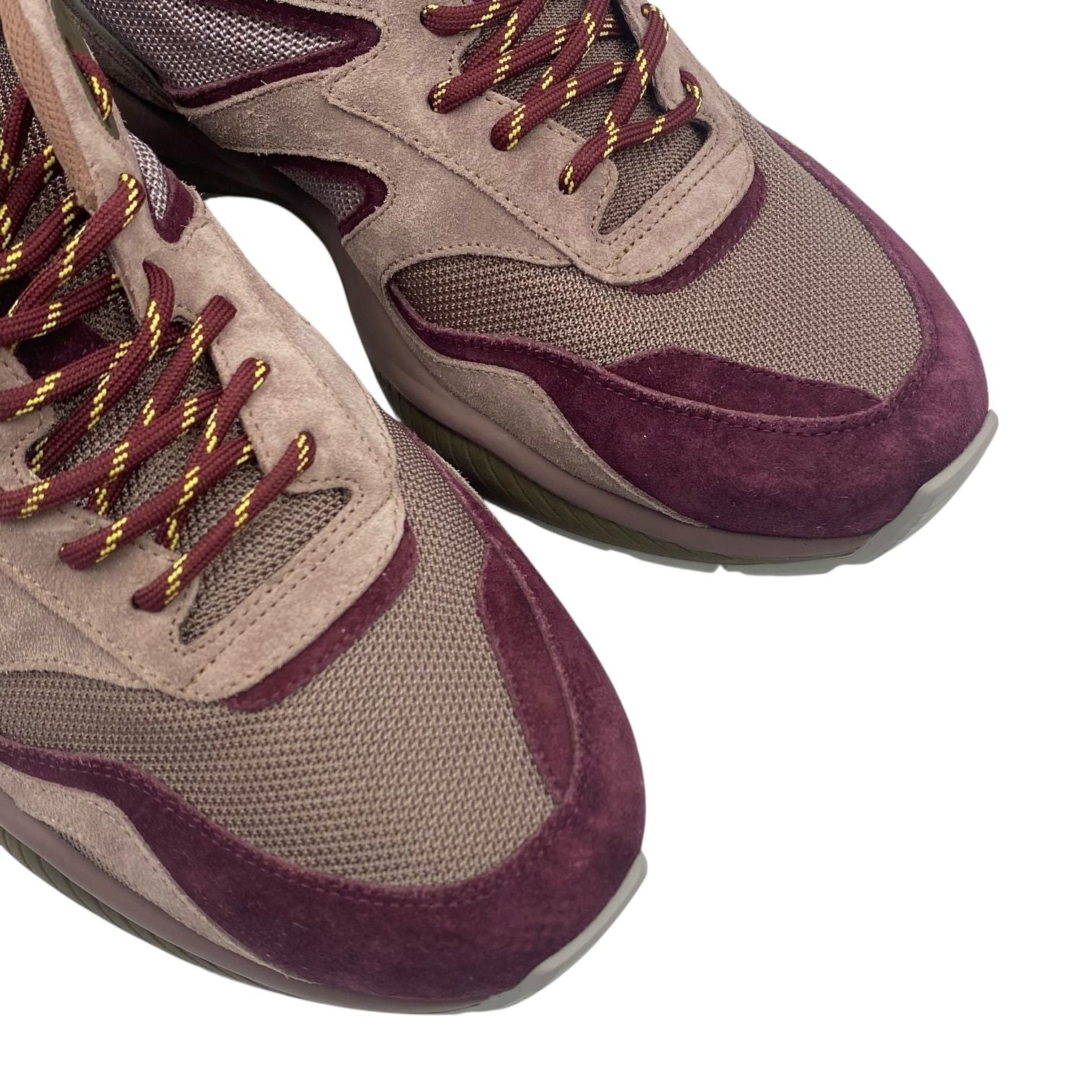 Louis Vuitton LV Trail Line Sneakers Mesh Suede Purple — view 5